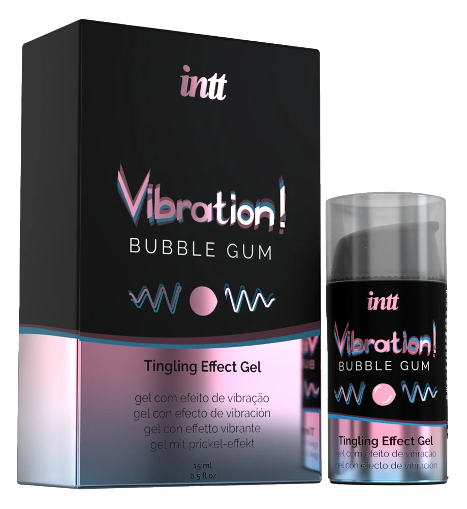 intt Tintelende Effect Gel Vibration Bubble Gum 15 ml