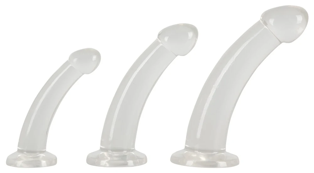Anaal dildo trio met zuigvoet