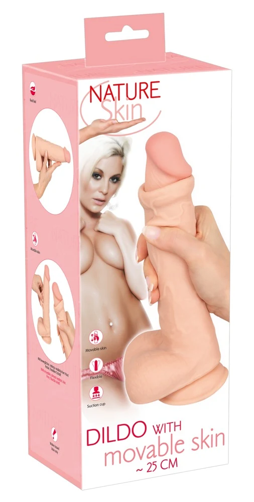 Nature Skin dildo met zuignap L