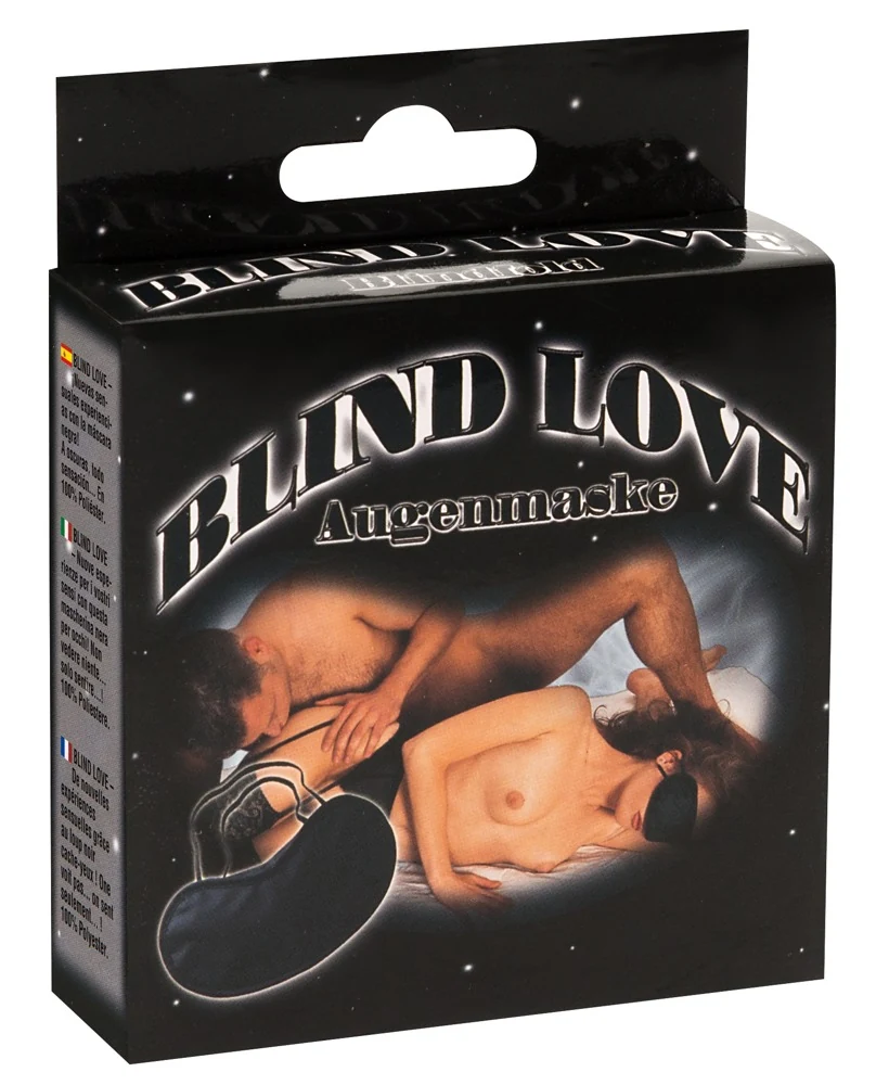 Zwart blinddoek masker