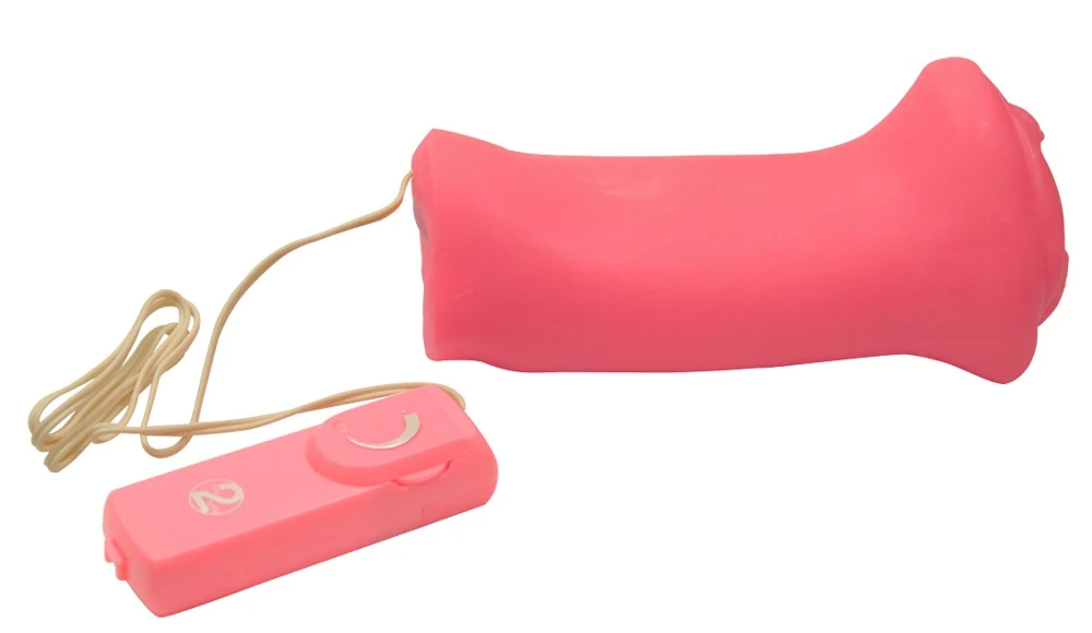 Roze masturbator met vibratie