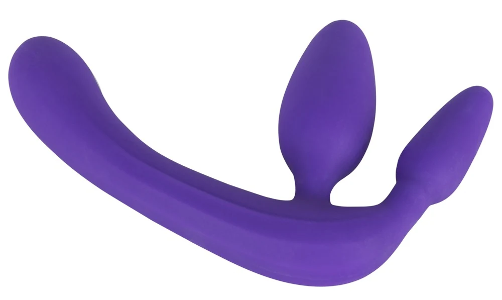 Strapless strap-on trio van siliconen