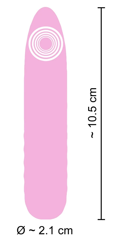 Pastelkleurige minivibrator met 10 standen