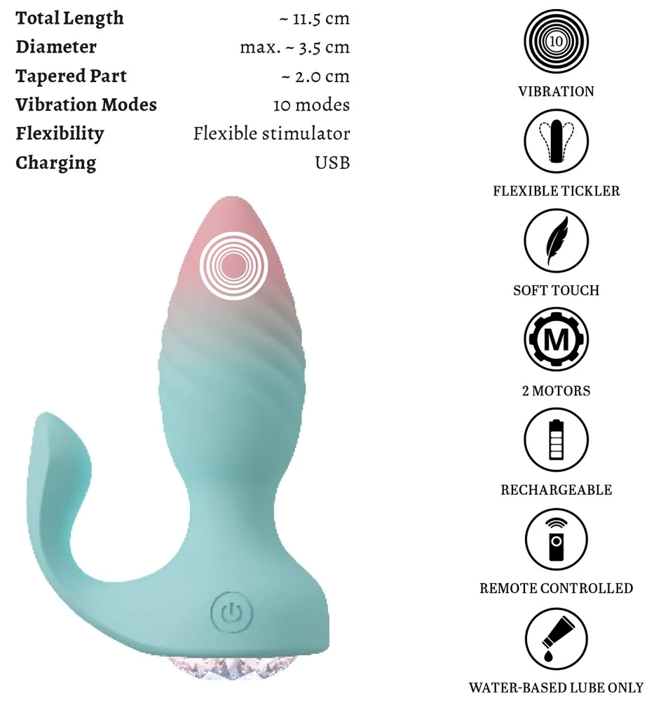 JUVELA RC buttplug met afstandsbediening