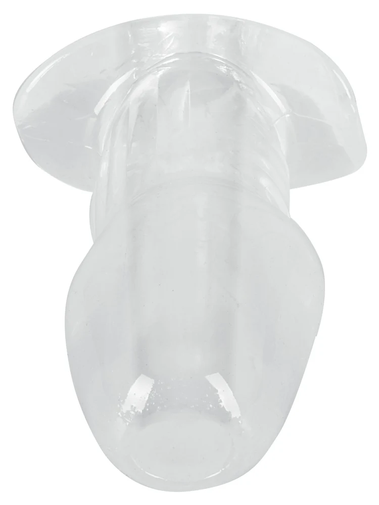 Transparante tunnel buttplug van TPE