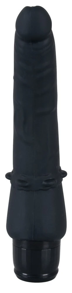 Zwarte anaalvibrator met 7 vibratiestanden