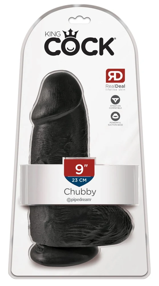 Natuurdildo met zuigvoet 22,9 cm