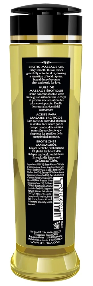 Shunga Amour erotische massageolie 240 ml
