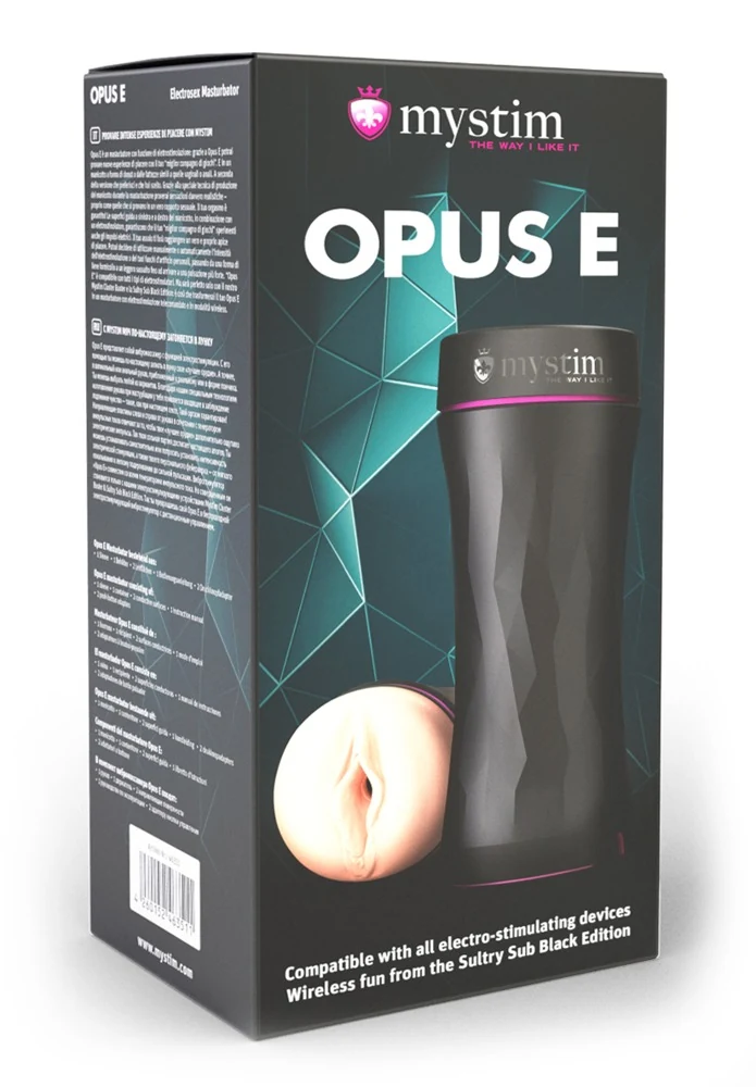 Masturbator met e-stim aansluiting