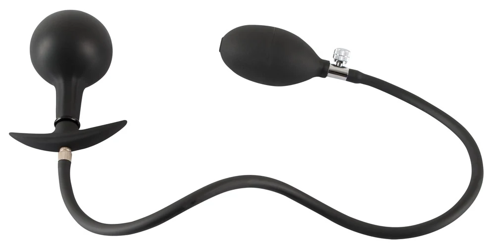 Opblaasbare anale plug met pompbal