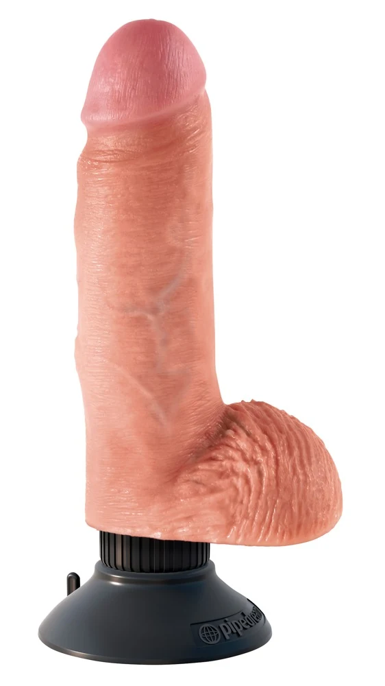 Buigbare natuurlijke vibrator met zuigvoet