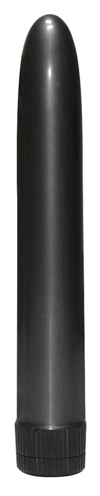 Slanke vibrator antraciet 17 cm