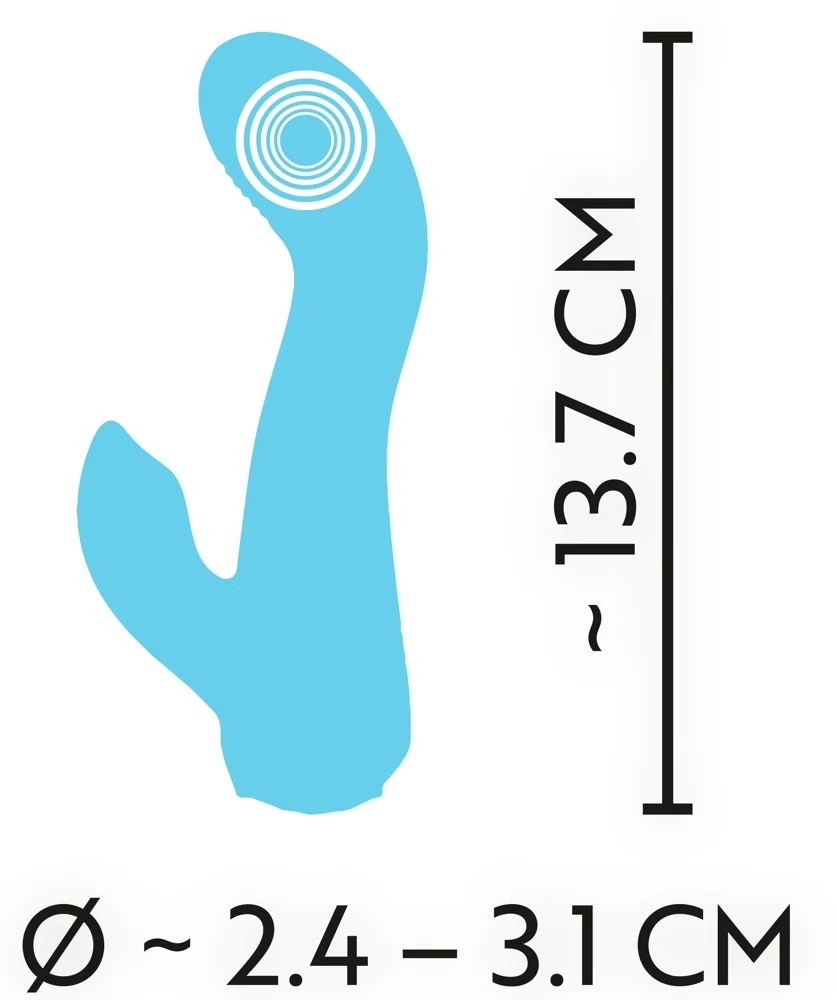 Mini rabbit vibrator met 10 standen