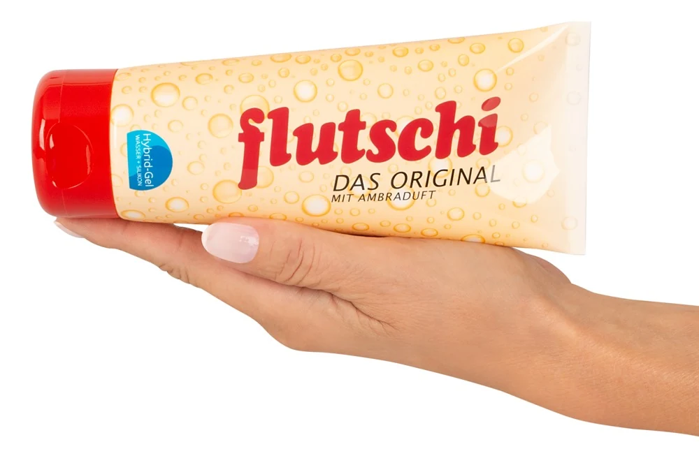 Flutschi glijmiddel met ambergeur