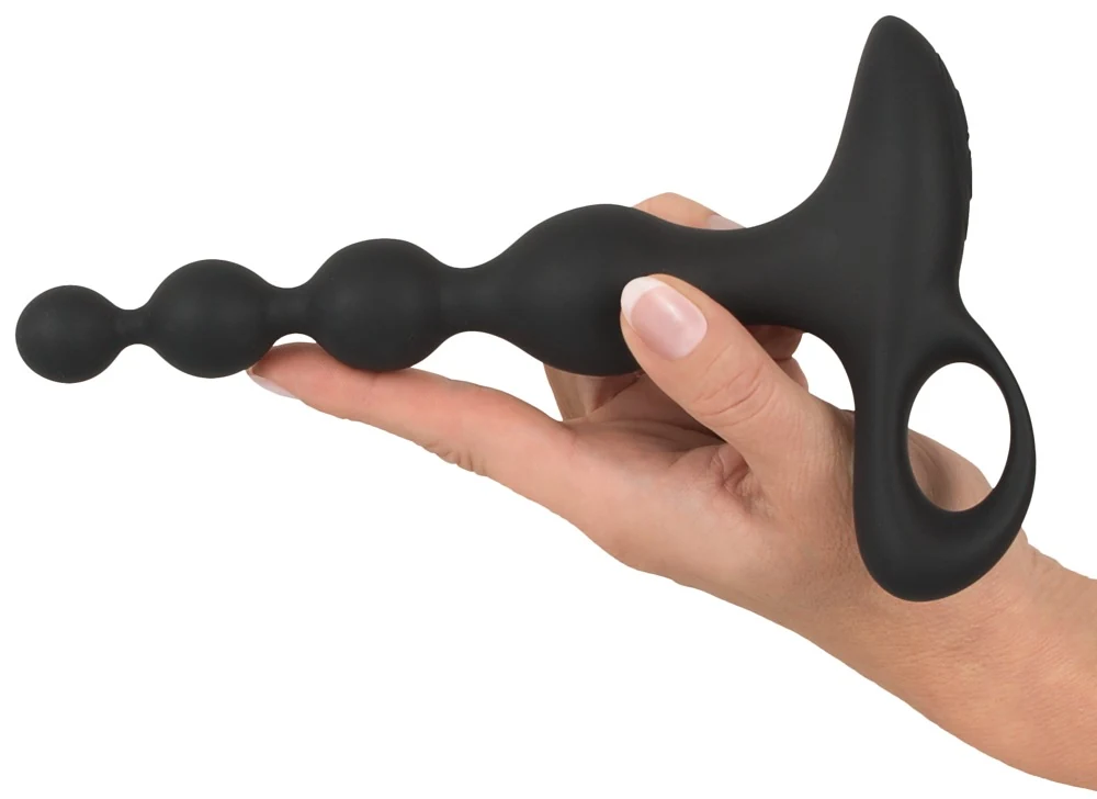 Waterdichte anaal vibrator met oplopende ballen