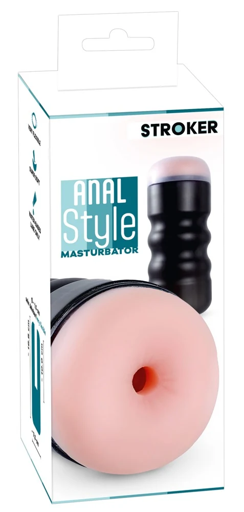 Discrete anale masturbator met sleeve