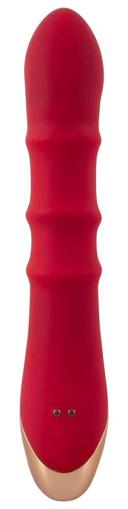 Rabbit vibrator met bewegende ringen
