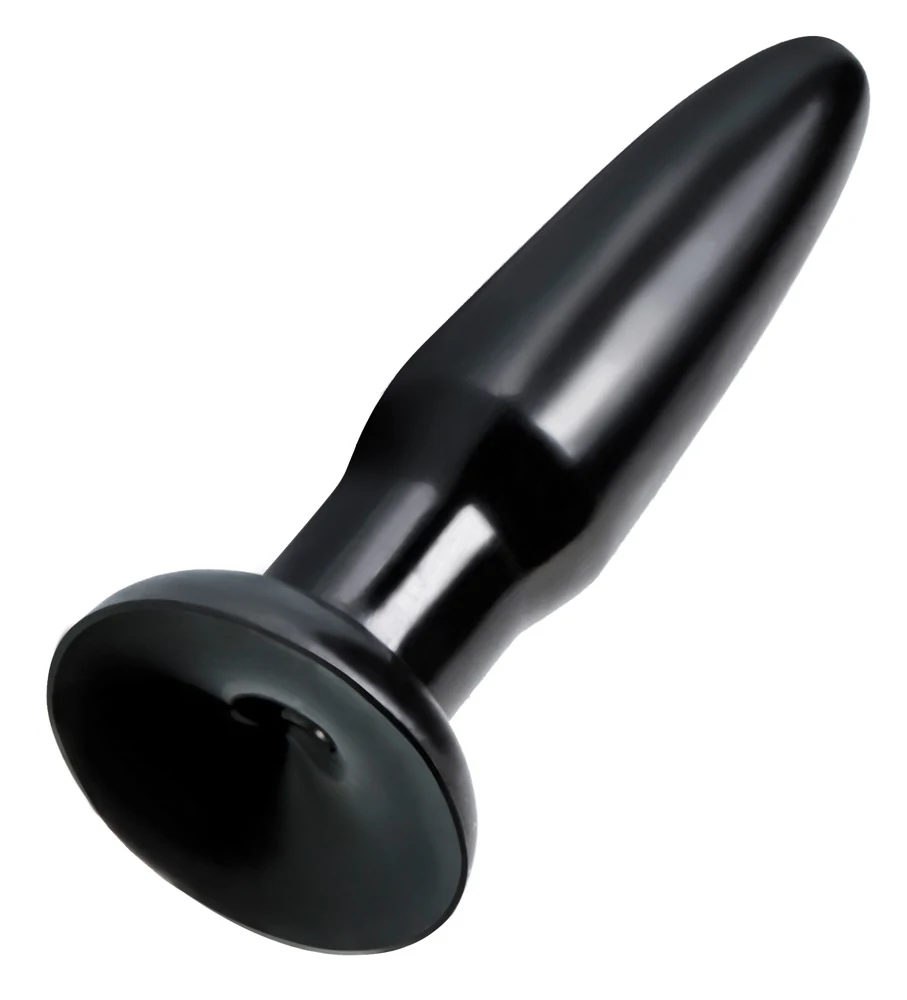 Anale plug met zuignap 10,9 cm