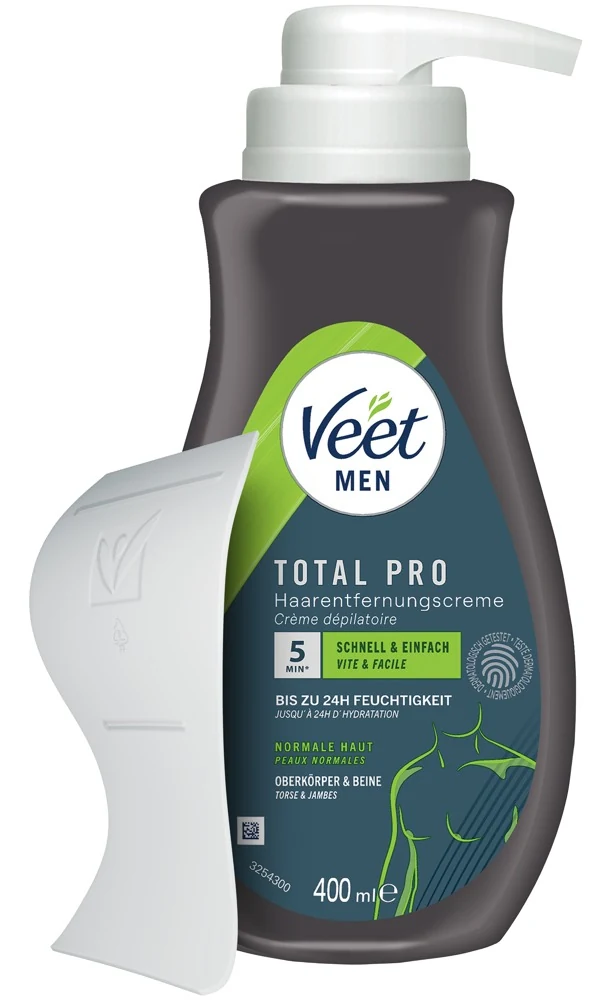 Veet Men TOTAL PRO ontharingscrème 400 ml
