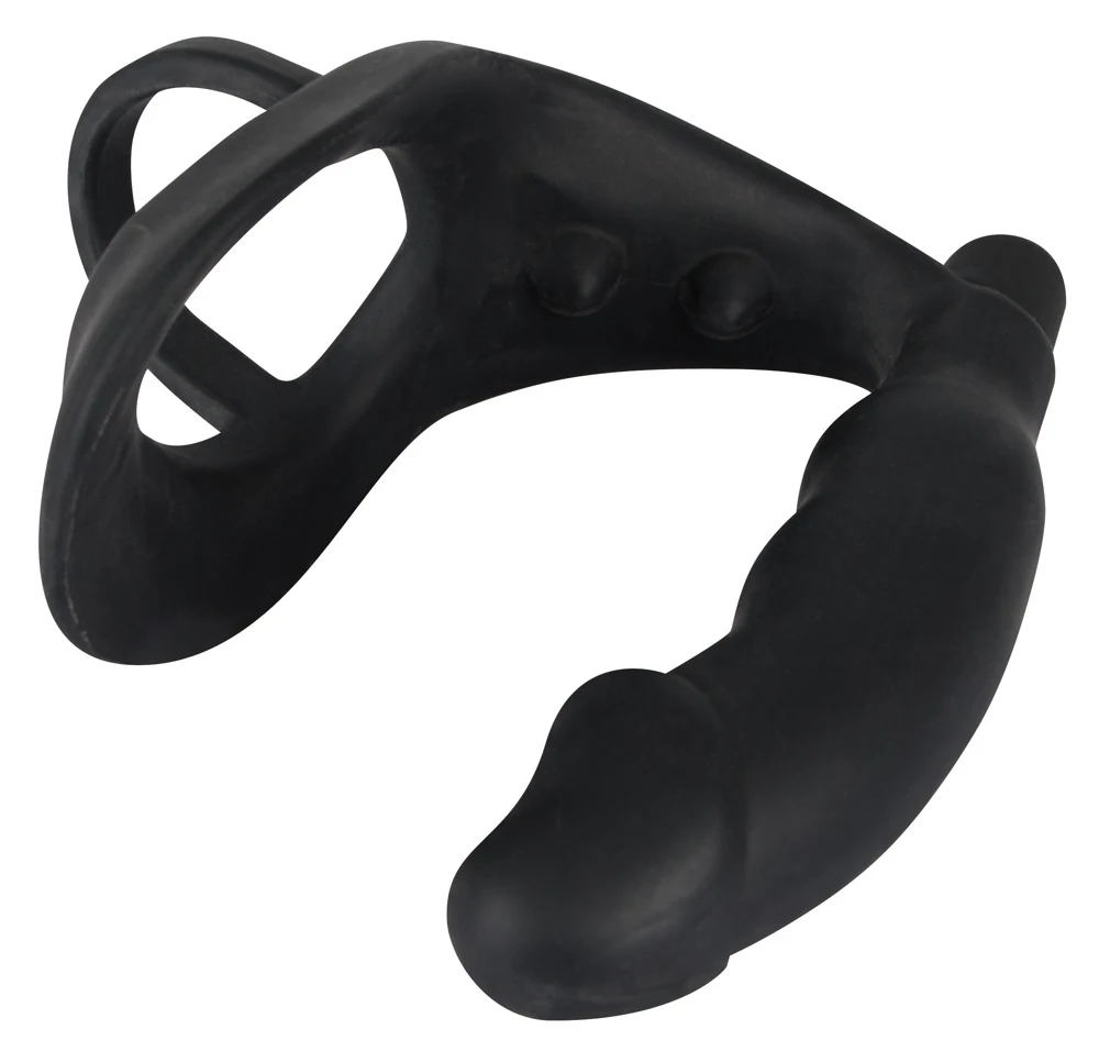 Penisring met anaalplug en vibratie