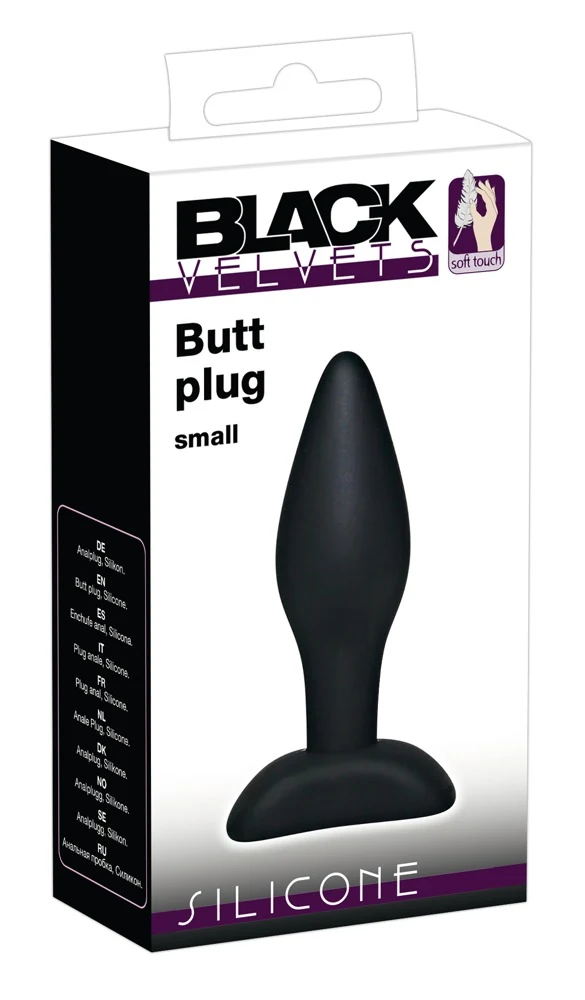 Black Velvets Buttplug Small Silicone