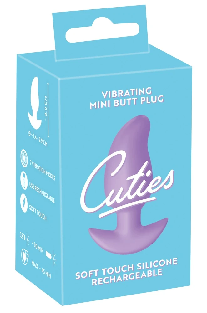 Vibrerende Mini Butt Plug Paars
