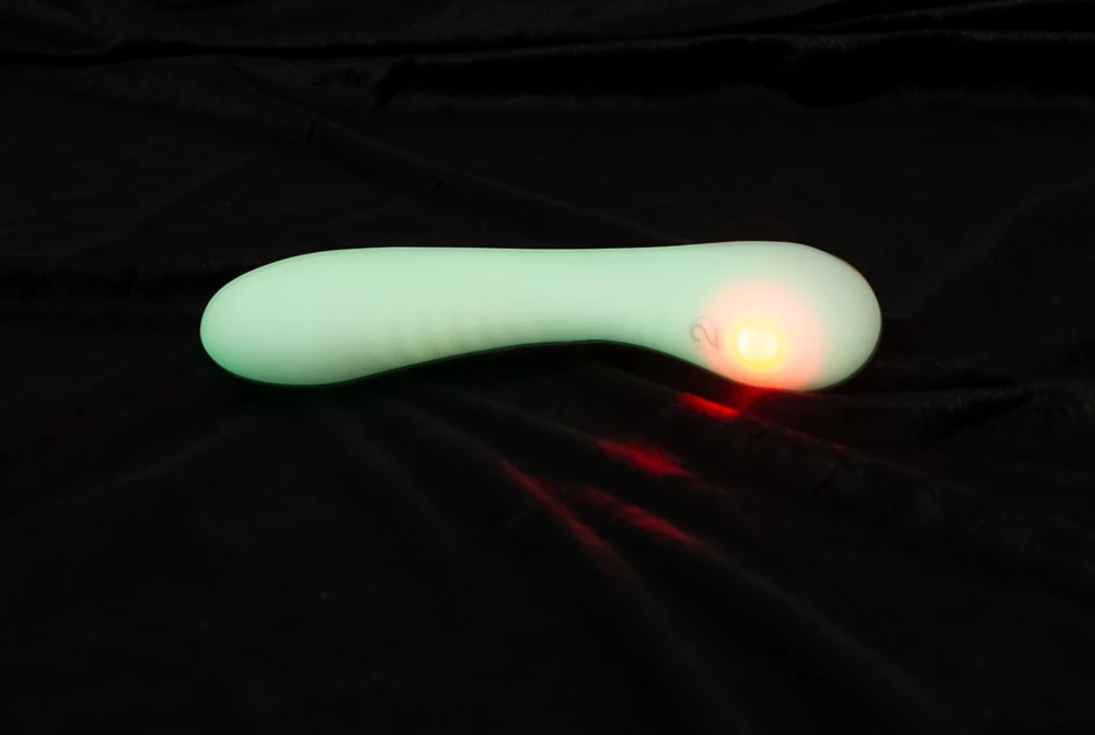 Glow in the dark G-spot vibrator