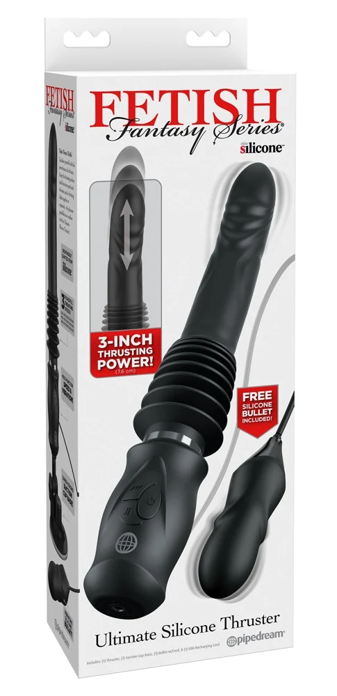Ultimate Silicone Thruster met vibrerend eitje