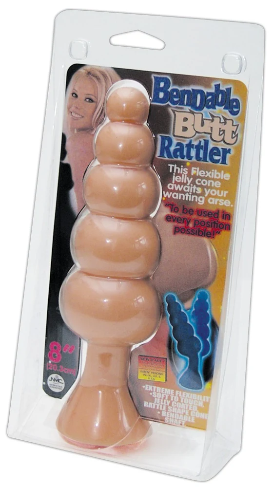 Buigbare Butt Rattler anaal dildo 20 cm