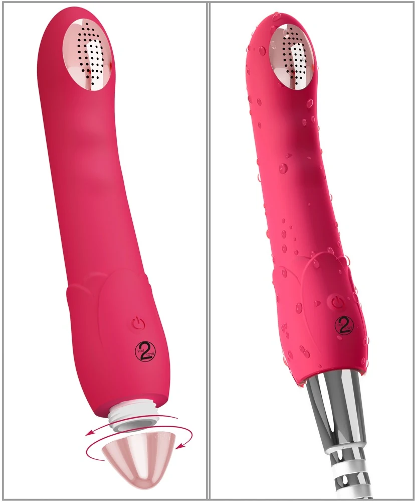 You2Toys waterproof siliconen vibrator met doucheaansluiting