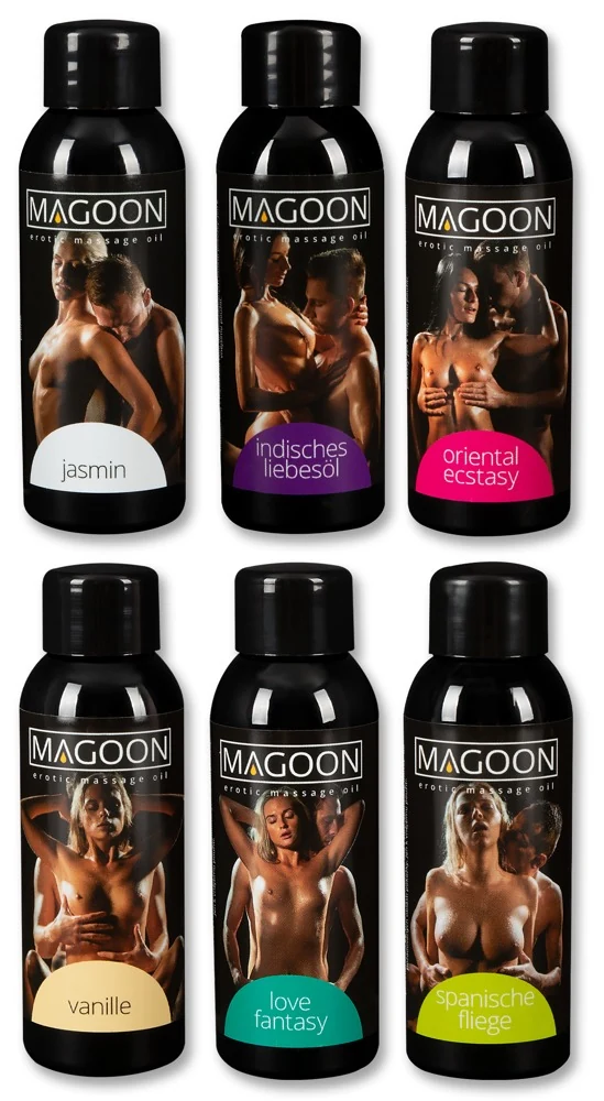 Magoon massageolie voordeelverpakking 6 x 50 ml