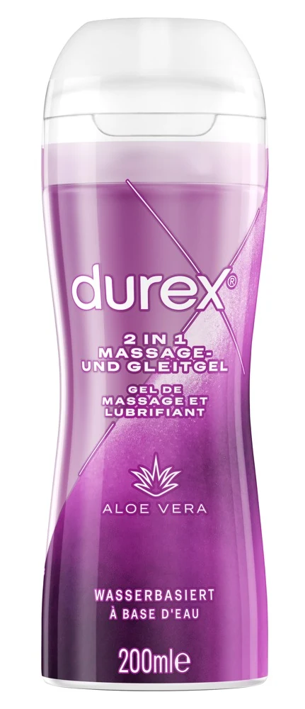Durex 2-in-1 massage- en glijgel aloë vera 200 ml