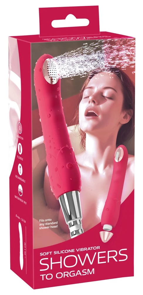 You2Toys waterproof siliconen vibrator met doucheaansluiting