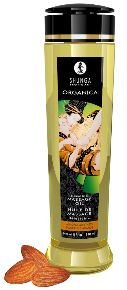 Shunga Organica Kissable Massage Oil Almond Sweetness 240 ml