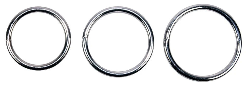 Imitatieleren harness met 3 verwisselbare ringen