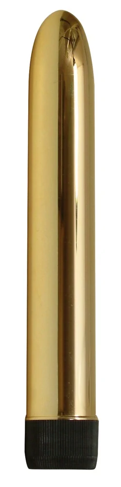 Luxe gouden vibrator 17 cm