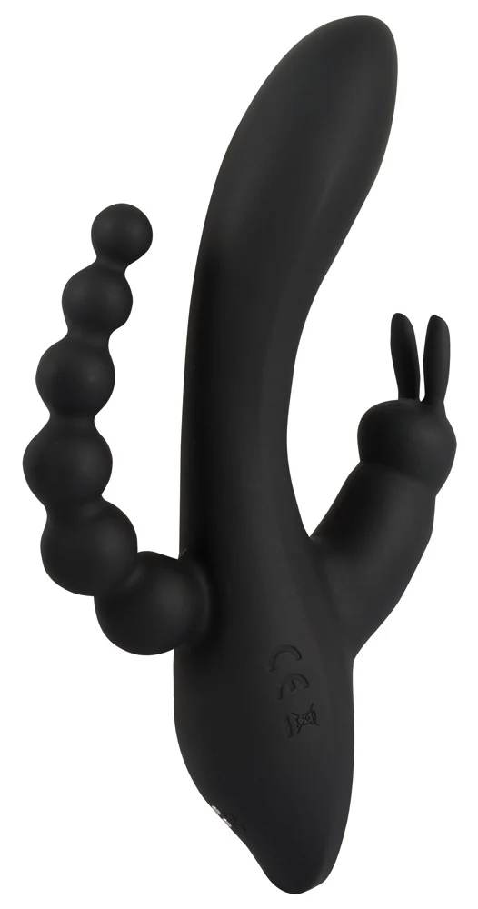 Rabbit vibrator met clitoris- en anusstimulator