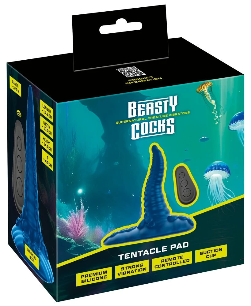 Beasty Cocks Tentacle Pad ride-on vibrator met afstandsbediening