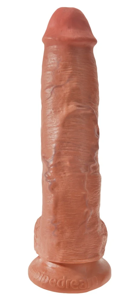 Realistische dildo met zuigvoet 25,4 cm