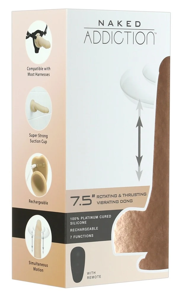 Roterende en stuwende vibrator met afstandsbediening