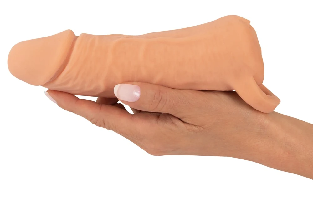 Nature Skin 2-in-1 penis sleeve en masturbator medium