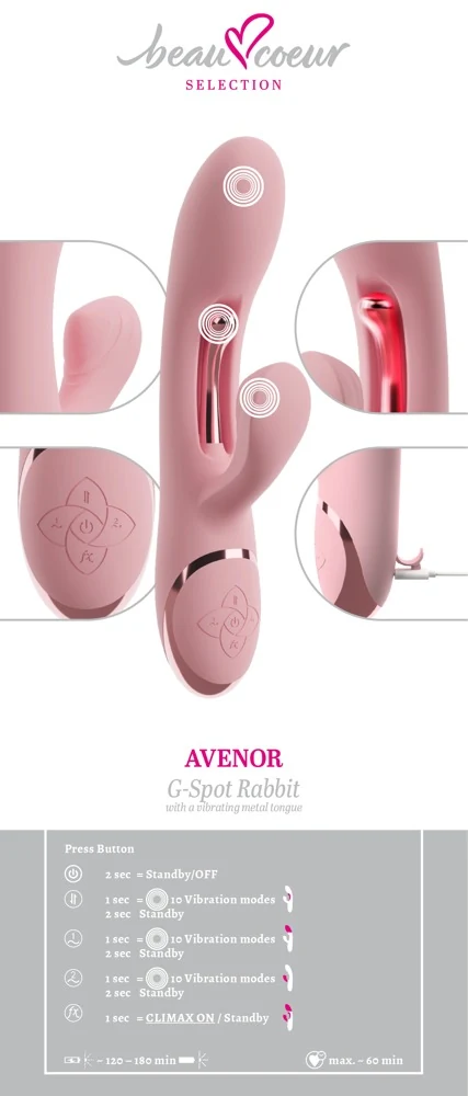 beau cœur AVENOR G-Spot Rabbit