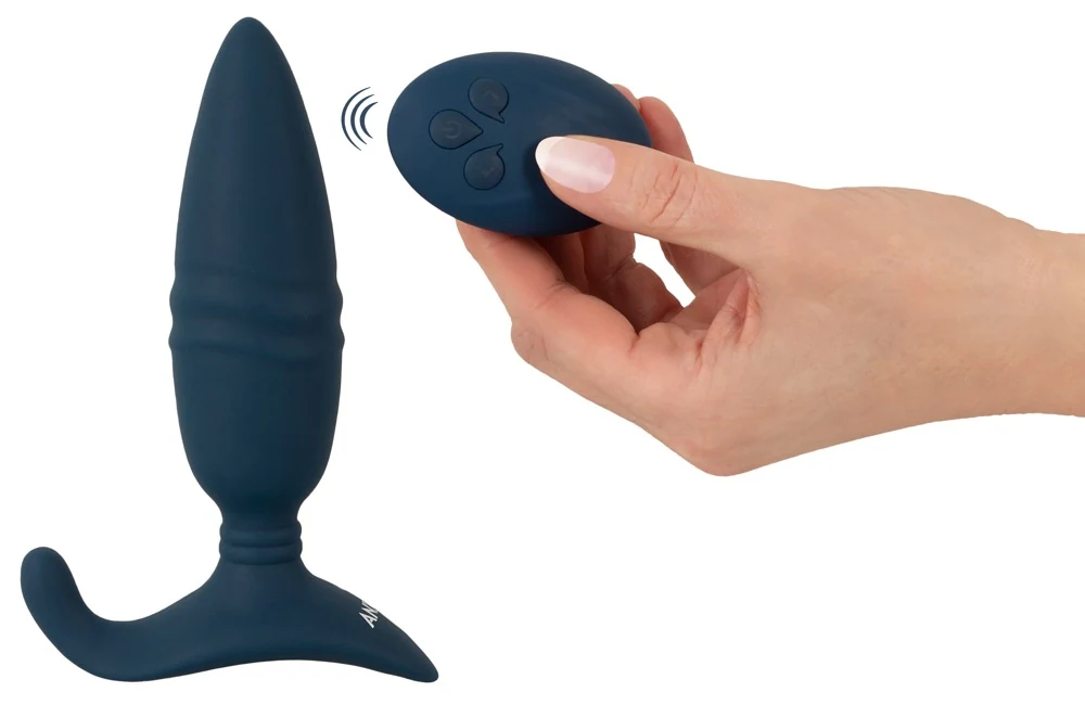 ANOS RC Thrusting Butt Plug met Vibratie