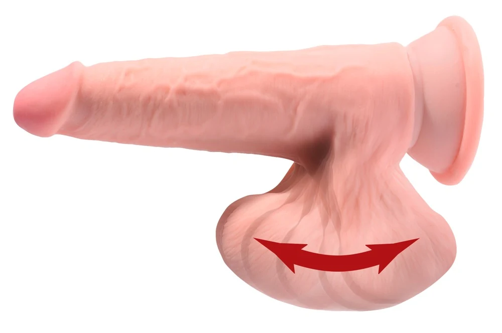 King Cock Plus Triple Density Cock met swingende ballen