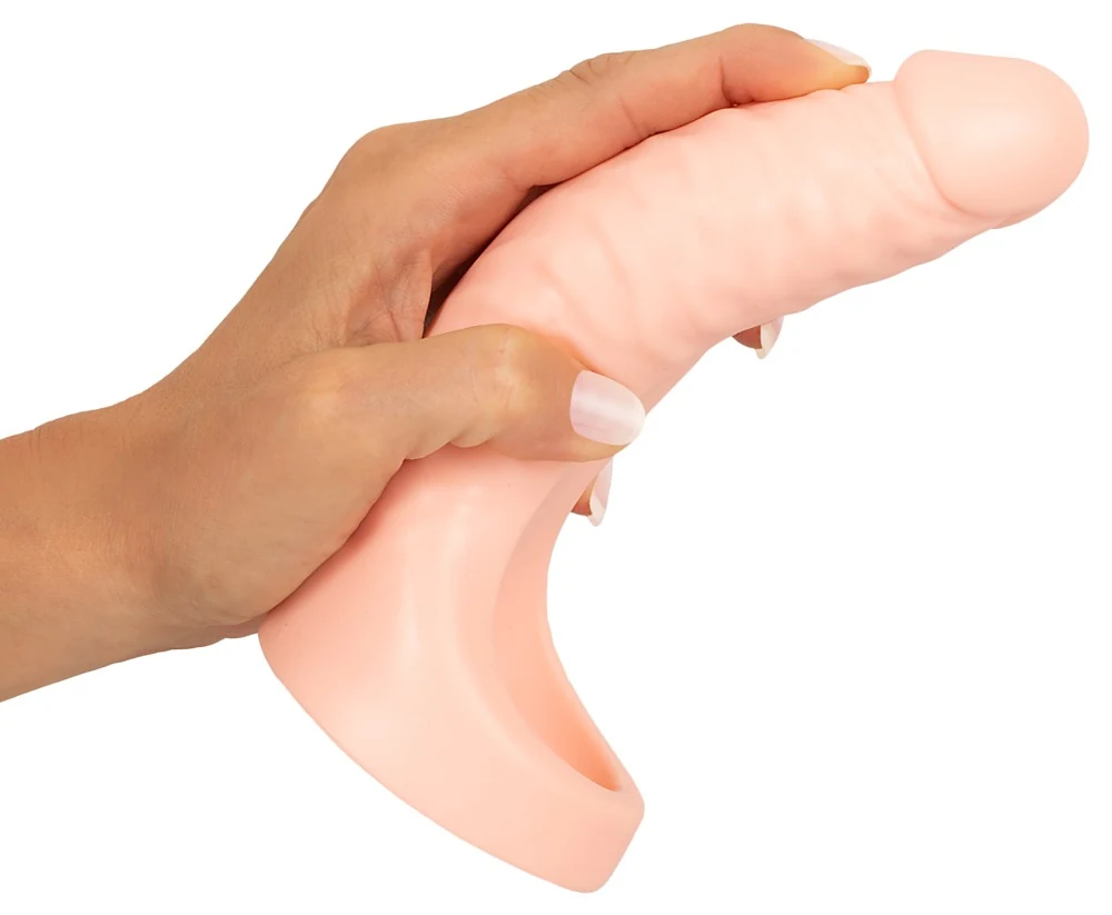 Double Fucker penisring met vibrerende dildo