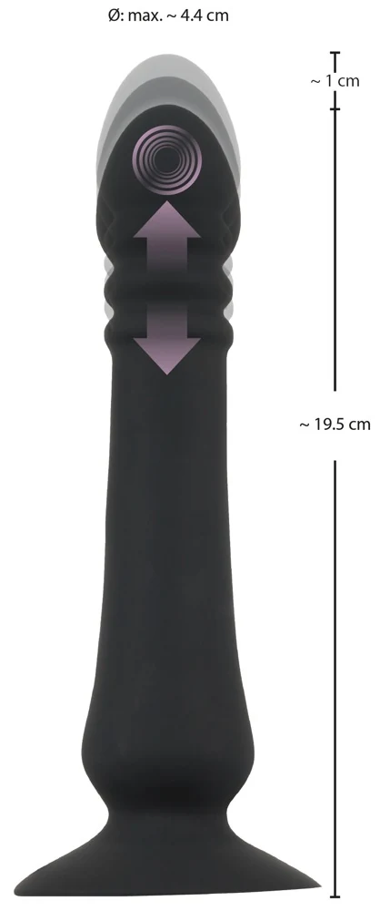 Anal Thruster met vibratie en afstandsbediening