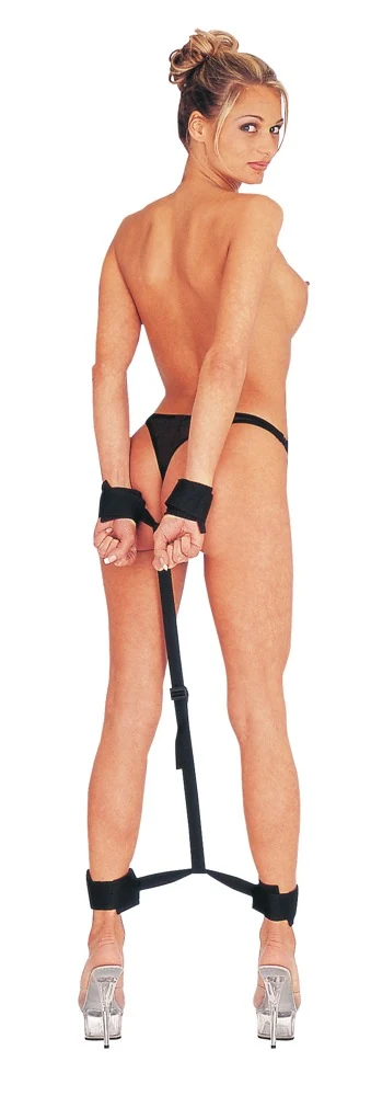 Bondageharnas met hand- en voetboeien