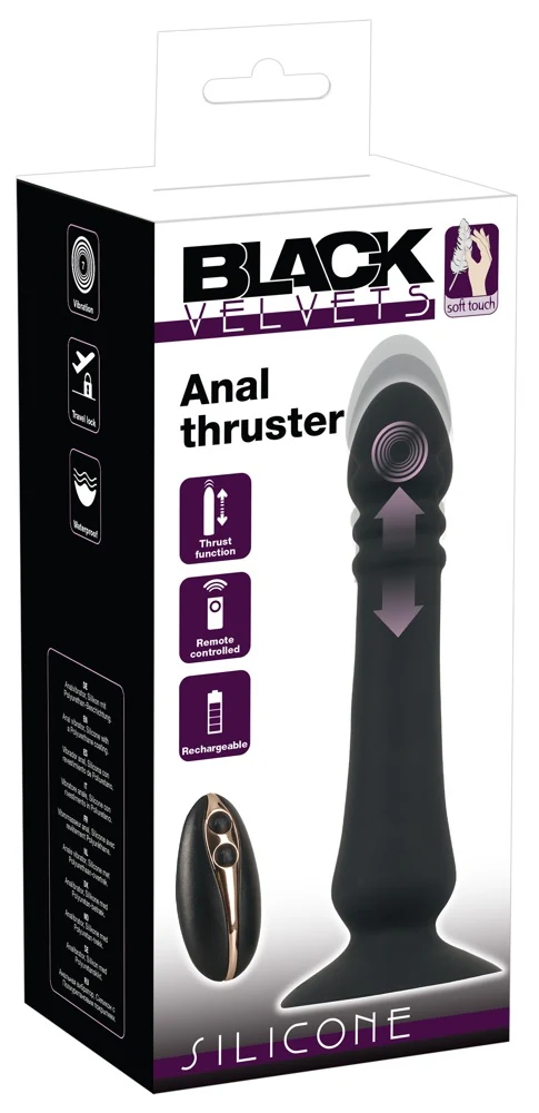 Anal Thruster met vibratie en afstandsbediening