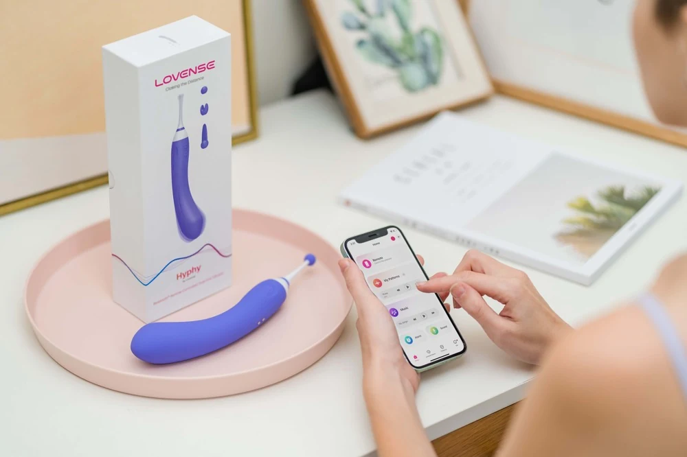 Lovense Hyphy app vibrator met dubbele motor