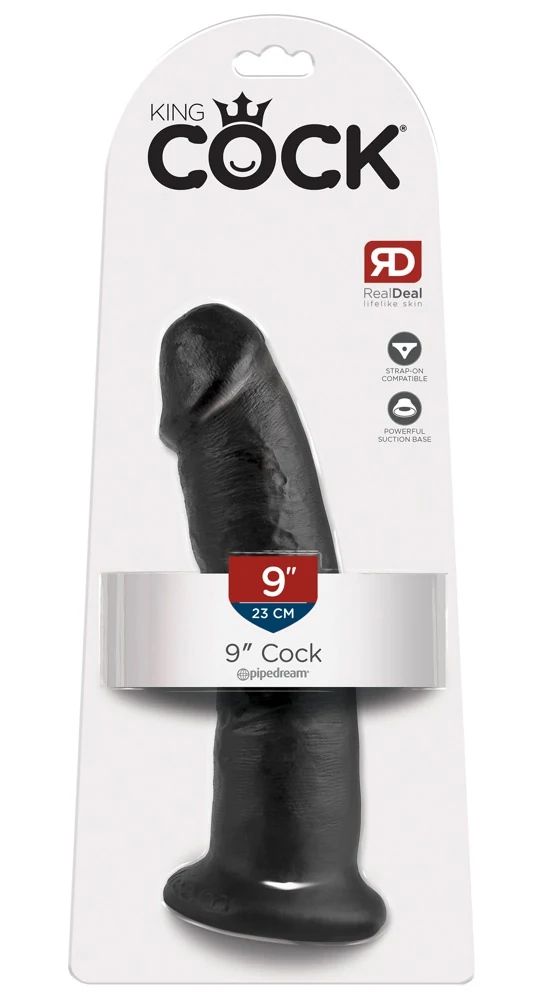 Realistische dildo met zuigvoet 24 cm
